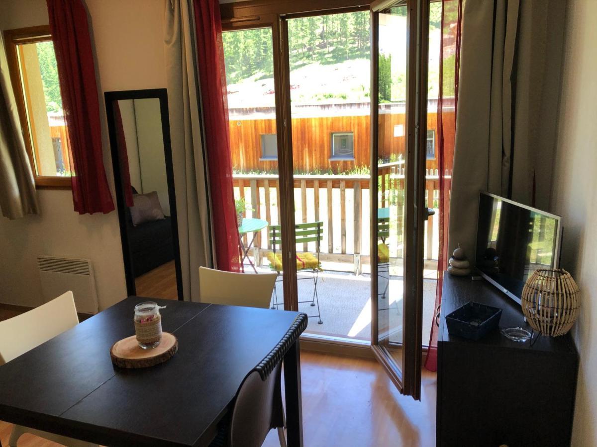 Studio Vue Piste + Parking Souterrain Privatif Inclus Les Orres Exteriör bild