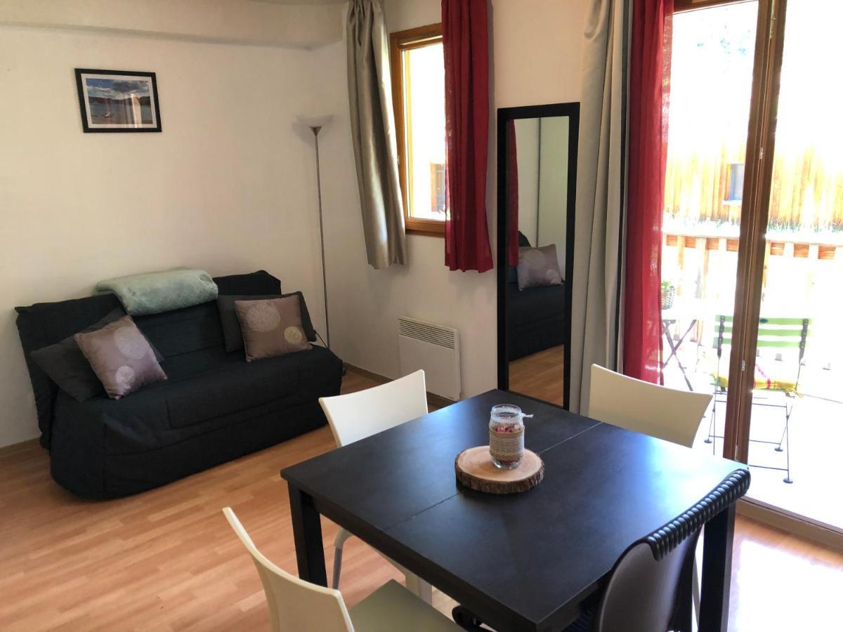 Studio Vue Piste + Parking Souterrain Privatif Inclus Les Orres Exteriör bild